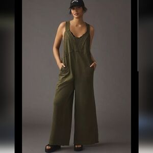 Daily Practice Anthropologie Olive Jumpsuit